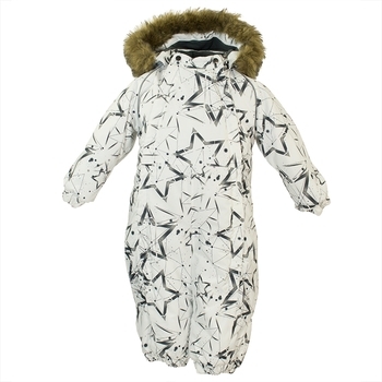 Термокомбінезон Huppa Keira, р.92, білий з сірим (31920030-83420-092) - Pampik