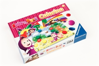 Настільна дитяча гра Ravensburger Колоріно Маша і Ведмідь (21192) - Pampik - 2
