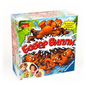 Настільна дитяча гра Ravensburger Бобер Віллі (21103) - Pampik - 2