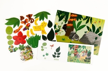 Художній комплект Djeco Рухливі тварини - Pampik - 4