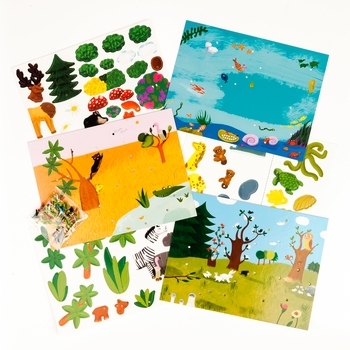 Художній комплект Djeco Рухливі тварини - Pampik - 5