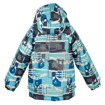 Термокуртка Huppa Classy, ​​р.122, темно-синій з блакитним (17710030-876-122) - Pampik - 2