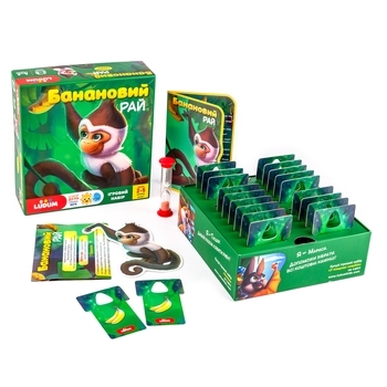 Настільна гра Ludum Банановий рай, гра + розповідь + аудіоказка, укр. мова (LD1046-53) - Pampik