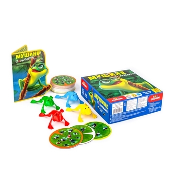 Настільна гра Ludum Мушине полювання, гра + розповідь + аудіоказка, укр. мова (LD1046-52) - Pampik