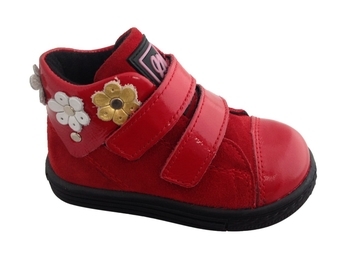 Ботинки Minimen 33RED, нубук, р.25, красный (778098291) - Pampik