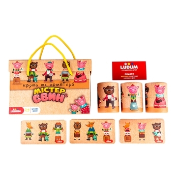 Настільна гра Ludum Містер Свин, укр. мова (LG2046-55) - Pampik - 2