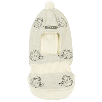 Шапка-шлем Huppa Kelda, M, білий з сірим (85120000-80120-00M) - Pampik - 2