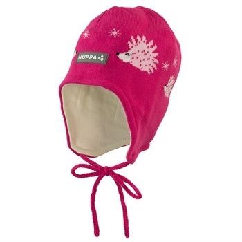 Шапка Huppa Karro 1, S, фуксія (80290104-80063-00S) - Pampik