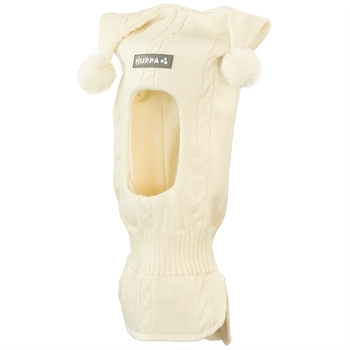 Шапка-шлем Huppa Coco 4, XS, білий (85070400-00020-0XS) - Pampik