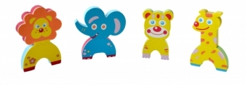 Аквапазли Baby Great Смішні тварини, 4 іграшки (GB-FM4A) - Pampik - 5