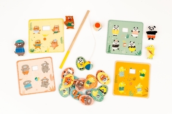 Набір Djeco Лудопарк 4 в 1 (DJ01698) - Pampik - 5