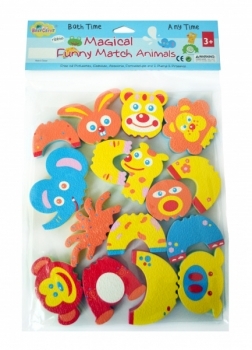 Аквапазли Baby Great Смішні тварини, 8 іграшок (GB-FM8A) - Pampik