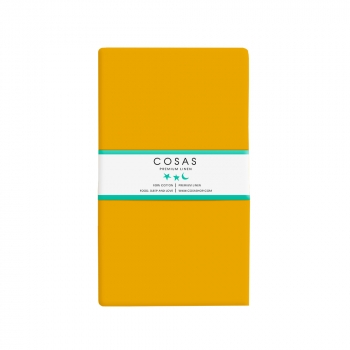 Комплект постільної білизни Cosas Корона, бязь, 140х110 см, білий з жовтим - Pampik - 3