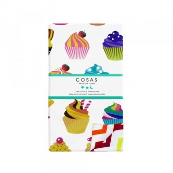 Комплект постільної білизни Cosas Тістечка, бязь, 140х110 см, білий - Pampik - 2