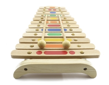Музична іграшка Іграшки з дерева Ксилофон, 12 тонів (Д046) - Pampik - 2