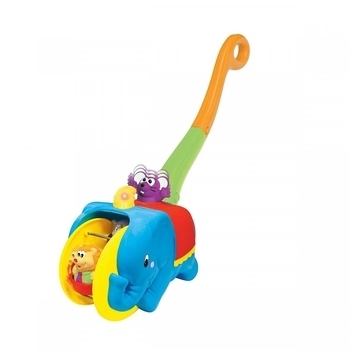 Іграшка-каталка Kiddieland Слон-циркач, укр. мова (58297) - Pampik