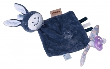 М'яка іграшка Nattou Ослик Алекс (321136) - Pampik - 3