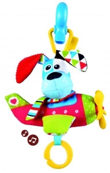 Музична іграшка-підвіска Yookidoo Собачка-пілот (90572) - Pampik