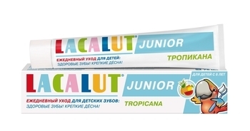 Зубна паста Lacalut Junior Tropicana, 75 мл - Pampik
