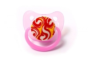 Пустушка силіконова Lindo, анатомічна, 12+ міс., рожевий (А 32/12+ рож) - Pampik