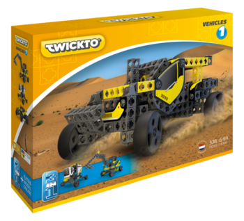Конструктор Twickto Vehicles 1 Марсохід, баггі, екскаватор, 338 деталей (15073833) - Pampik - 2