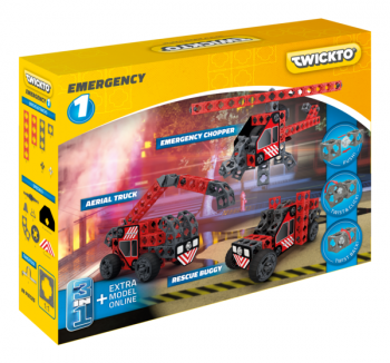 Конструктор Twickto Emergency 1 Пожежна техніка, 89 деталей (15073824) - Pampik - 2