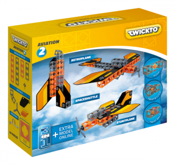 Конструктор Twickto Aviation 2 Аэроплан и истребитель, 46 деталей (15073821) - Pampik - 2