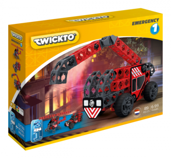 Конструктор Twickto Emergency 1 Пожежна техніка, 89 деталей (15073824) - Pampik