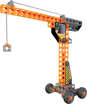 Конструктор Twickto Constr 1 Кран, навантажувач, екскаватор, 134 деталі (15073822) - Pampik - 4