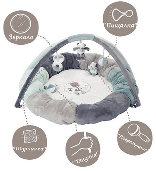 Килимок Nattou Лулу, Лея і Іполит (963343) - Pampik - 2