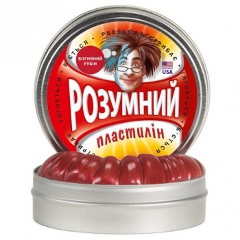Розумний пластилін Thinking Putty Вогняний рубін, 80 г (ti14006) - Pampik