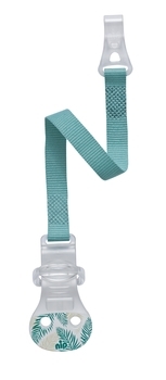 Тримач для пустушки Nip, з гачком, бірюзовий (37000) - Pampik