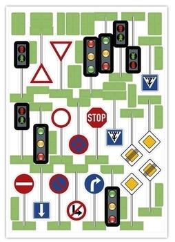 Ігровий набір MultiGO Дорожні знаки (28014) - Pampik - 2