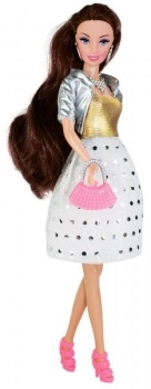 

Набор с куклой Ася Сверкай как бриллиант Брюнетка с 2 нарядами и аксессуарами, 28 см (35098)