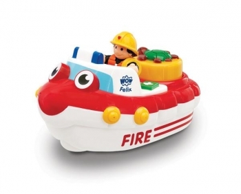 Игрушка для купания WOW Toys Fireboat Felix Пожарный катер Феликса (01017) - Pampik - 2