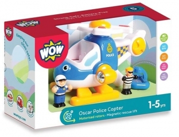 Іграшка WOW Toys Oscar Police Copter Поліцейський вертоліт Оскар (10642) - Pampik - 4