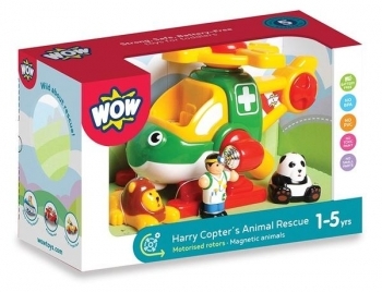 Іграшка WOW Toys Harry Copter's Animal Rescue Ветеринарний вертоліт Гаррі (01014) - Pampik - 3