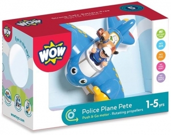 Ігровий набір WOW Toys Police Plane Pete Поліцейський літак (10309) - Pampik - 3