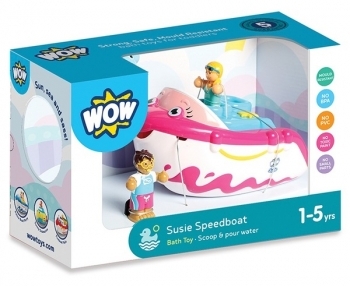 Іграшка для купання WOW Toys Susie Speedboat Гоночний катер Сьюзі (10690) - Pampik - 4