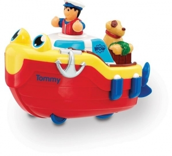 Іграшка для купання WOW Toys Tommy Tug Boat bath toy Буксир Томмі (04000) - Pampik