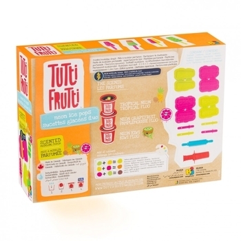 Набор для лепки Tutti-Frutti Мороженое, неоновые цвета (BJTT15062) - Pampik - 4