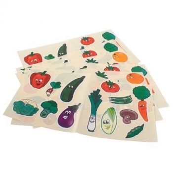 Набір багаторазових наклейок Crayola Mini Kids Овочі та фрукти, 180 шт. (81-2010) - Pampik - 3