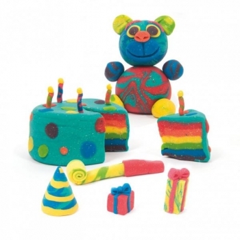 Набор для лепки Tutti-Frutti Фруктовые ароматы, с блестками (BJTT15071) - Pampik - 4