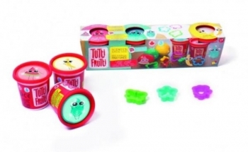 Набір для ліплення Tutti-Frutti Форми, з блискітками (BJTT15070) - Pampik