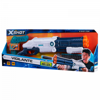 Скорострельный бластер Zuru X-Shot Excel Vigilante new + 12 патронов (36190Z) - Pampik - 2