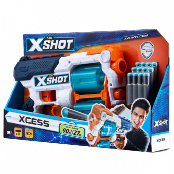 Скорострельный бластер Zuru X-Shot Excel Xcess TK-12 + 12 патронов (36188Z) - Pampik - 2
