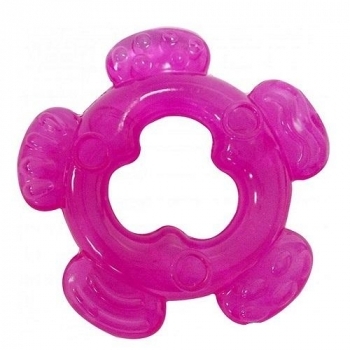 Прорізувач для зубів Lindo, латексний, рожевий (LI 304 роз) - Pampik