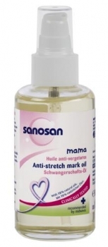 Масло від розтяжок Sanosan Mama, 100 мл - Pampik