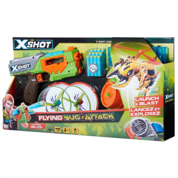 Скорострільний бластер Zuru X-Shot Вогонь по літаючим жукам (4821) - Pampik - 2