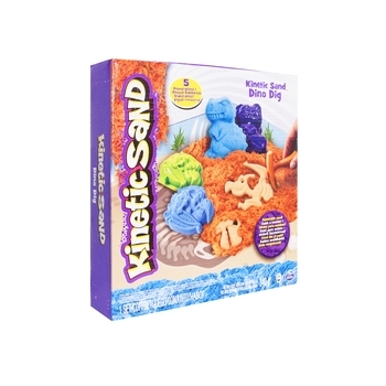 Набір кінетичного піску Wacky-tivities Kinetic Sand Dino, 340 г (71415Dn) - Pampik